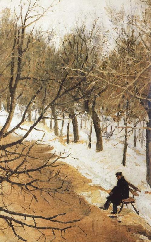 Vasily Surikov Boulevard Zubov in Winter Germany oil painting art